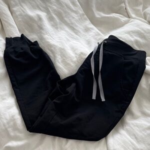 Figs Black Jogger Pants regular waist